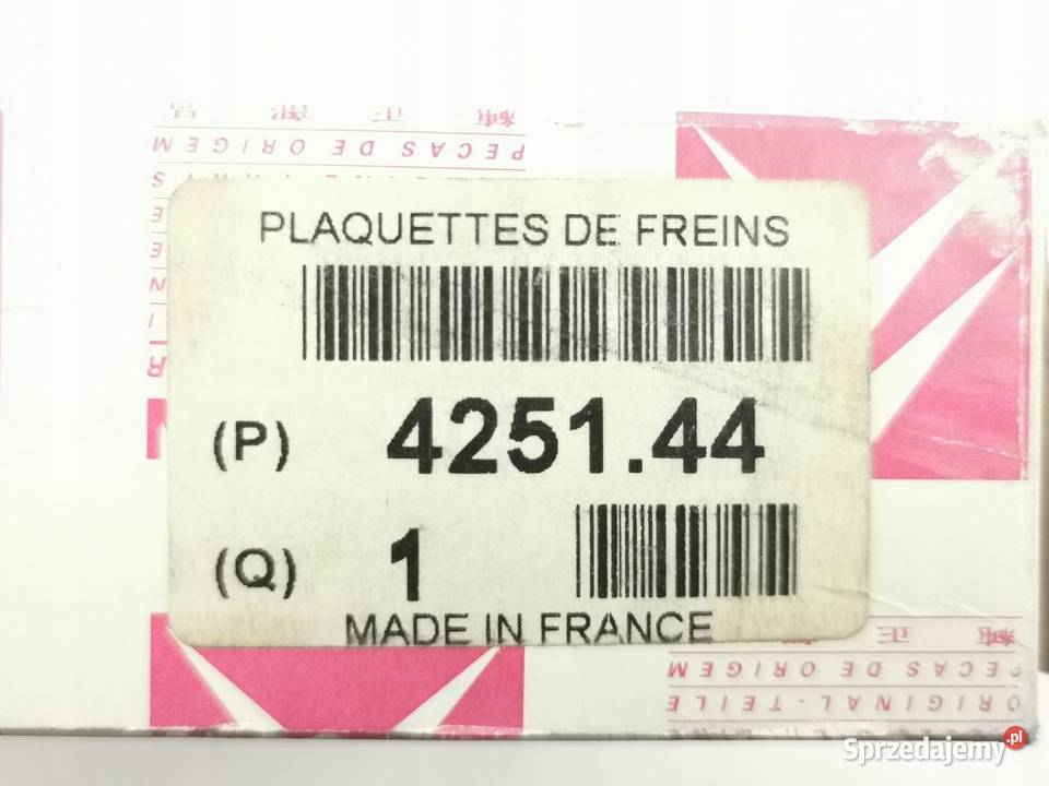 KLOCKI HAMULCOWE PRZÓD CITROEN XSARA PEUGEOT 306 sprzedam