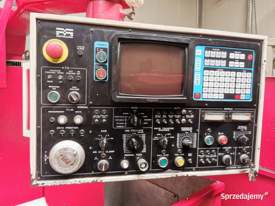Frezarka CNC Matsuura MC500V szkolenie sprzedam