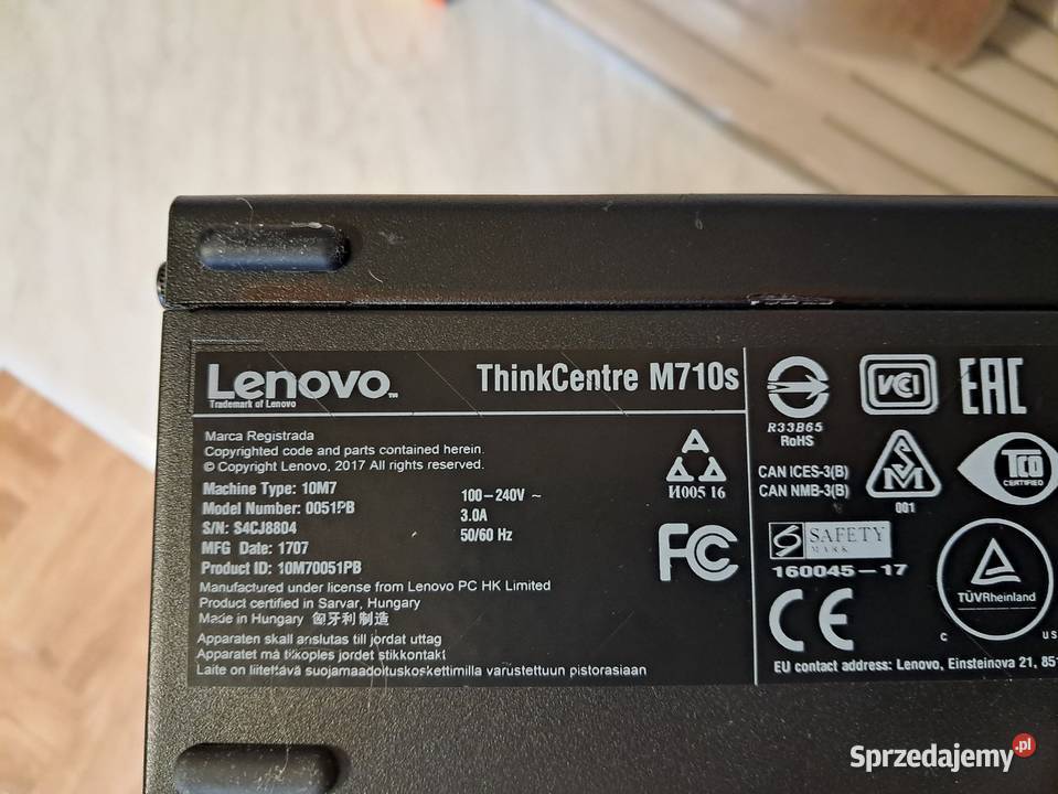 Komputer Lenovo ThinkCentre i3 7gen 8GB SSD Kraków sprzedam