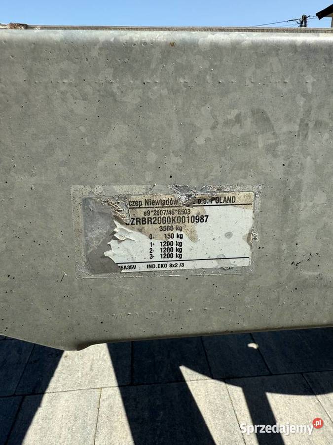 Laweta niewiadów 8m 2019r sprzedam