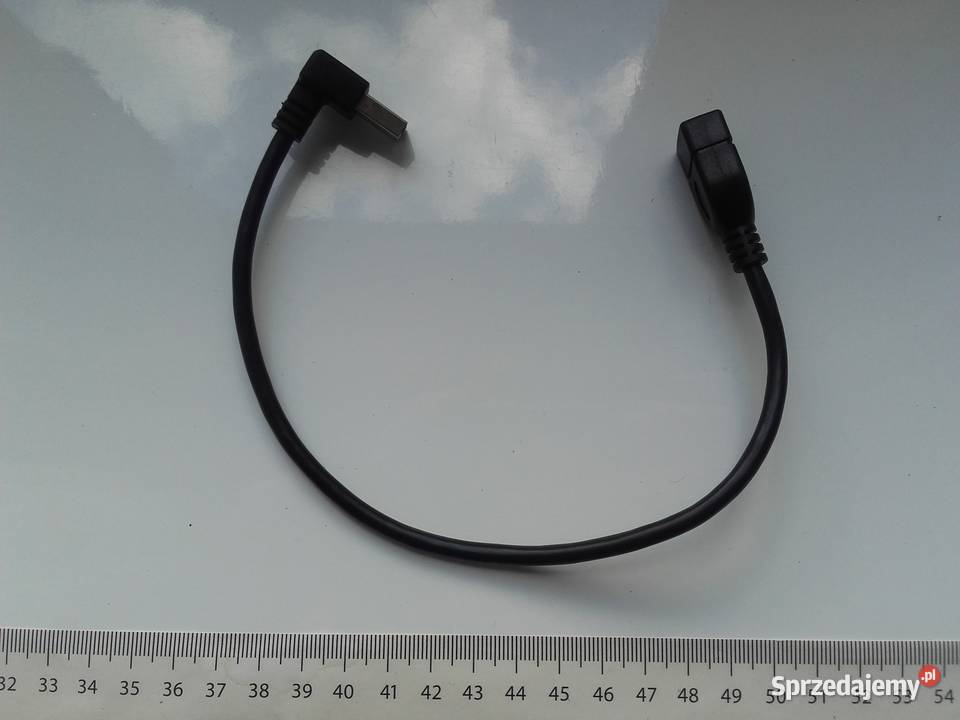 Przedłużacz USB kątowy w dół 90stopni czarny Bydgoszcz sprzedam
