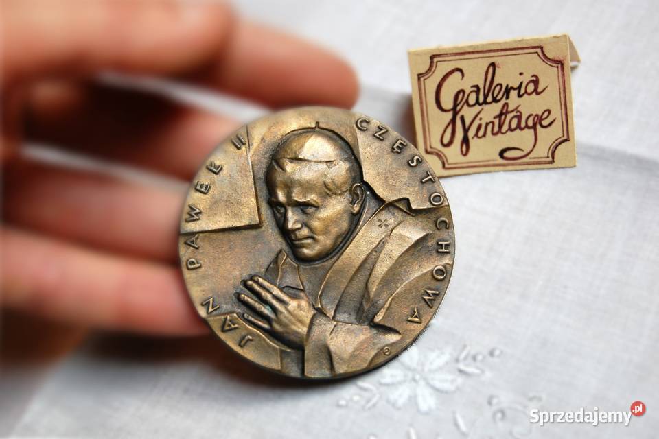 Medal Jan Paweł II Częstochowa 13821982 PRL Lublin sprzedam