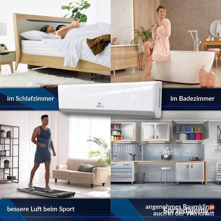 KLIMATYZACJA DO DOMU ZESTAW SPLIT 35KW VESKA DE