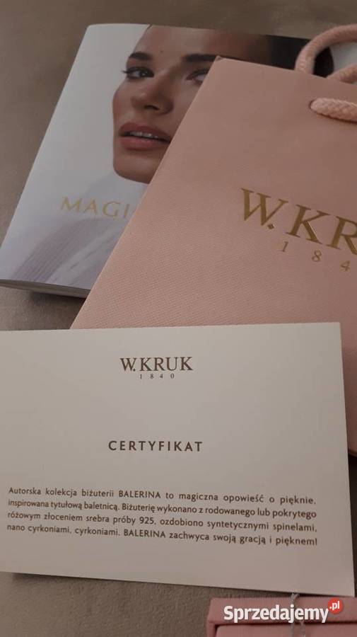 naszyjnik WKruk nowy srebro mazowieckie Skaryszew