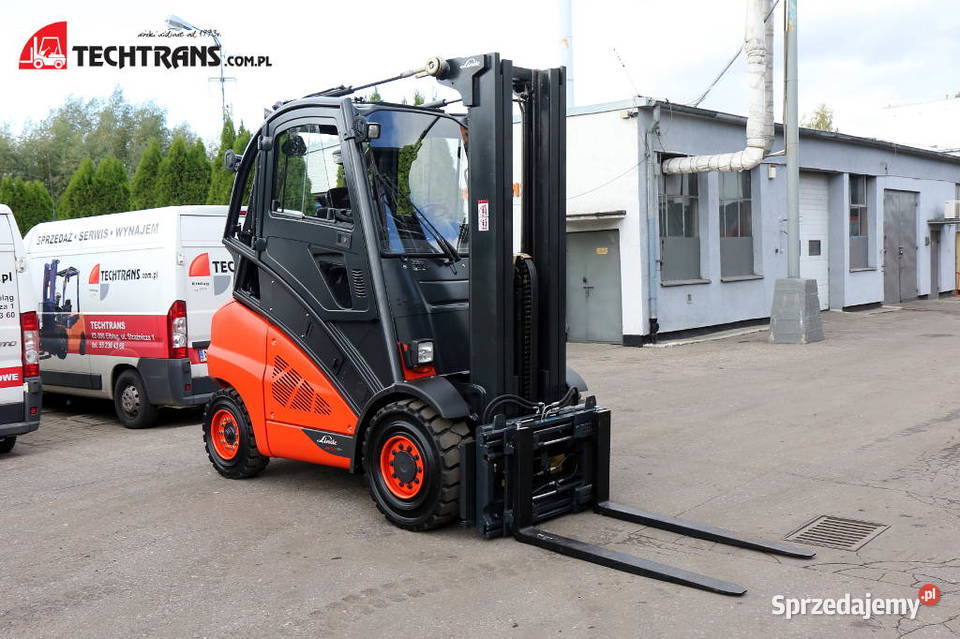 Wózek Widłowy Linde H35T Spalinowy Triplex Linde Elbląg