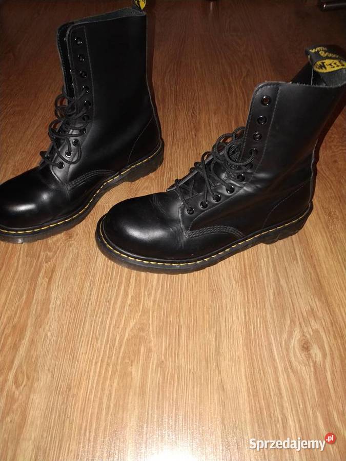 DR MARTENS MĘKIE nowe czarne 46 12 półbuty 44 10 Męskie mazowieckie Huta Mińska sprzedam
