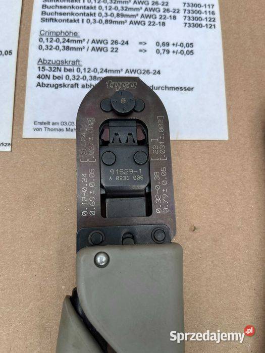 TYCO TE CONNECTIVITY AMP 915001 915101 915291 wielkopolskie