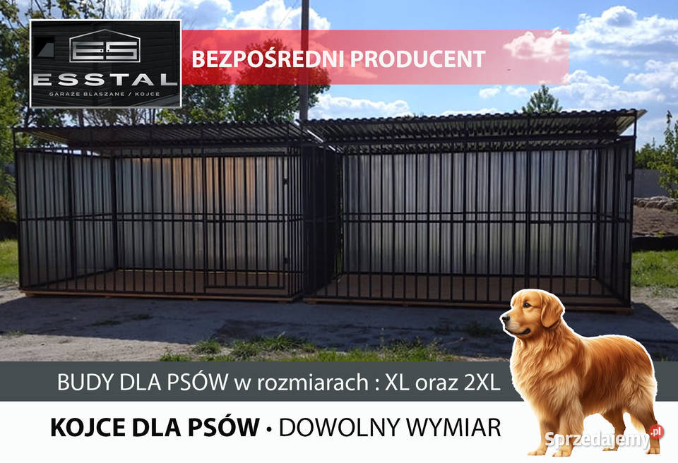 Kojec Psa 6x2 Kojce ŚCIANY Z BLACHY OCYNKOWANEJ Akcesoria dla zwierząt podkarpackie