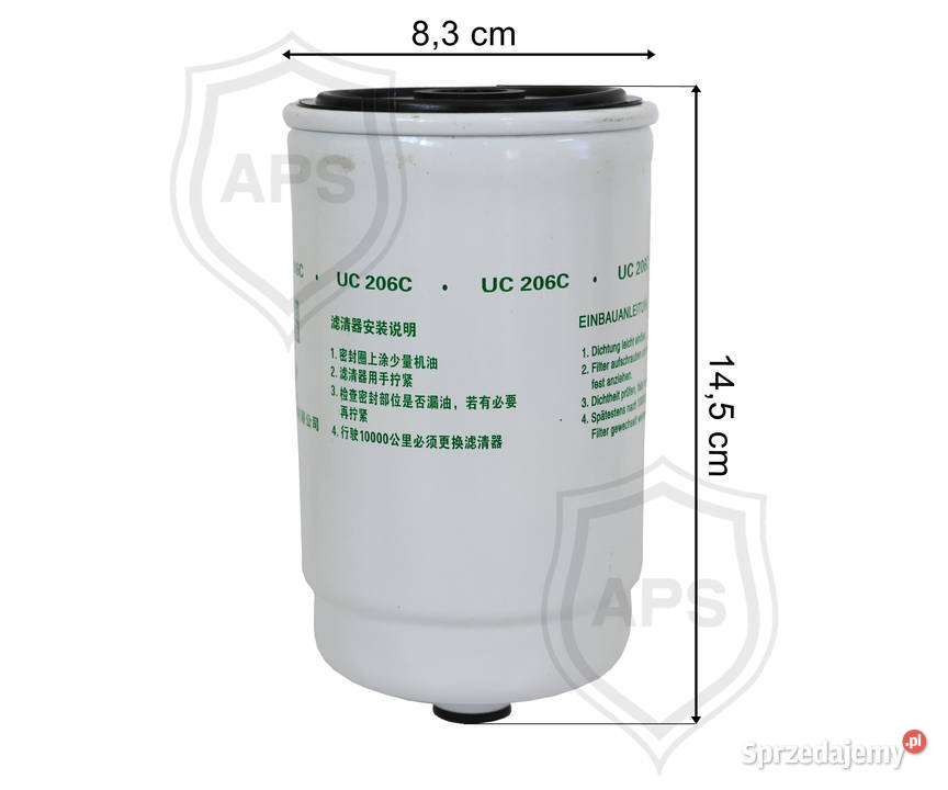 Filtr paliwa UC206 wolf schmidt manitech kingwa Złotoryja