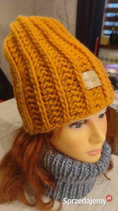 Czapka beanie wełna 100 Kraków