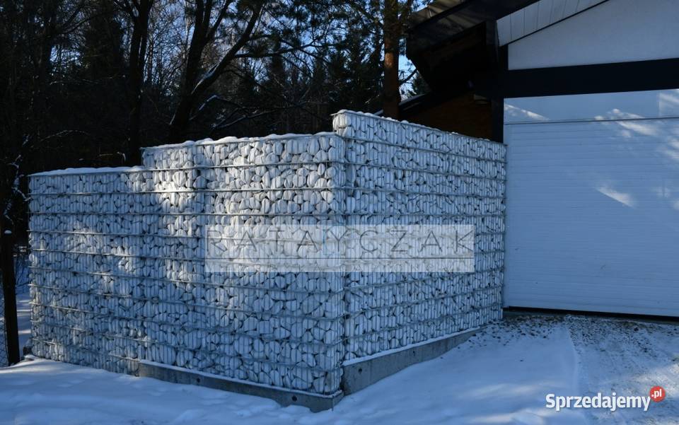 Gabion 200x180x40 pełny zestaw montażowy cynk Piła