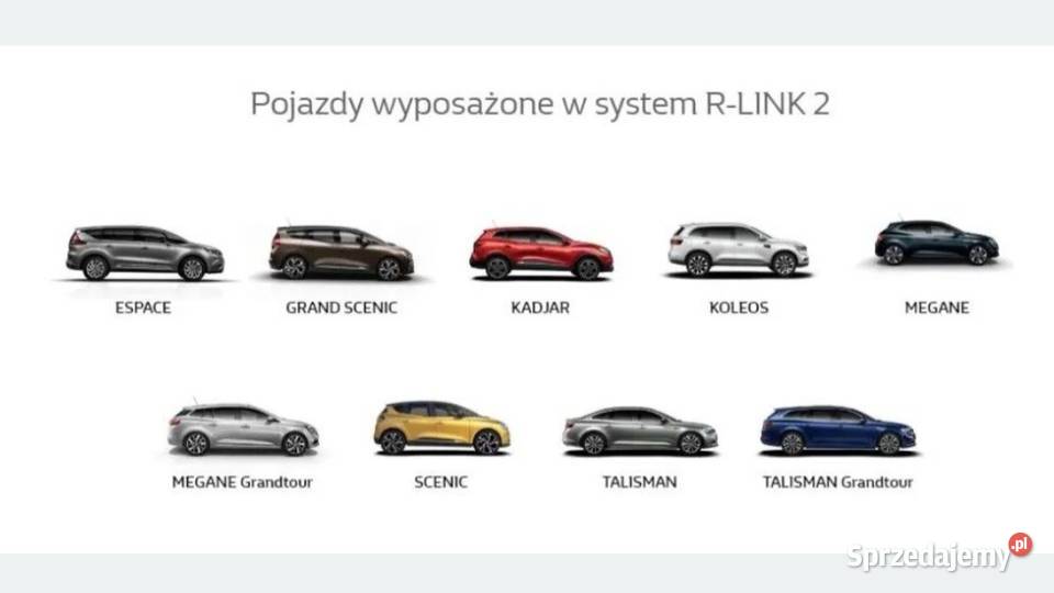 Renault RLINK 2 Talisman Scenic Megane Espace łódzkie Aleksandrów Łódzki
