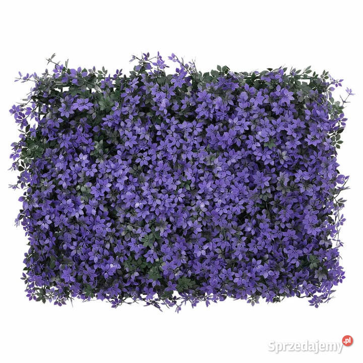 Maty ze sztucznymi liśćmi 24 fioletowe 40x60 Warszawa sprzedam
