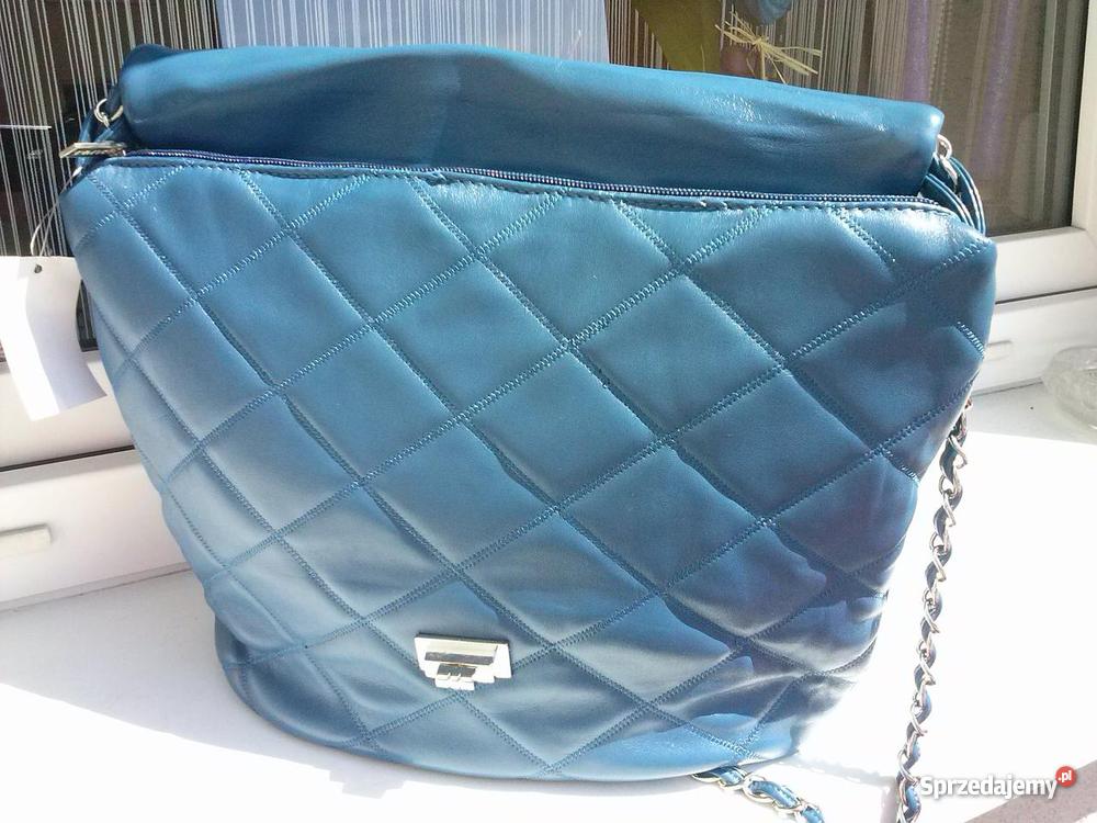 niebieska torebka CHANEL Śrem sprzedam