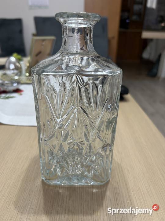Zestaw kryształowy wazonkarafka Radłów