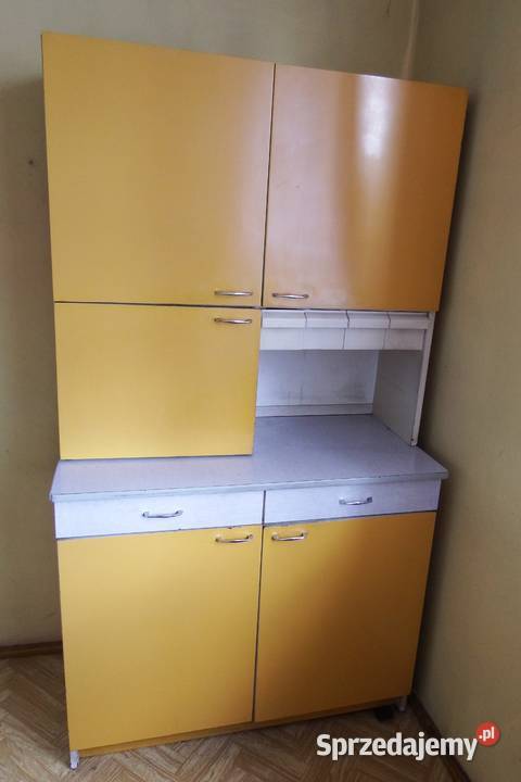 Kredens kuchenny z nadstawką żółty do renowacji Mińsk Mazowiecki sprzedam