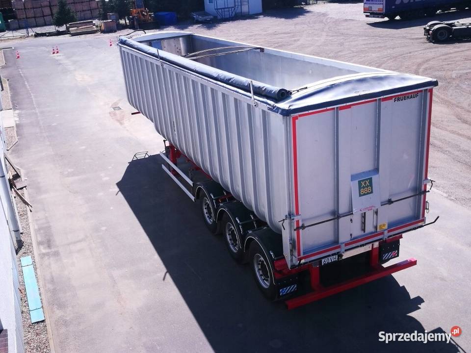 Naczepa wywrotka aluminiowa wanna łódka 53m3 Fruehauf Mikołajki