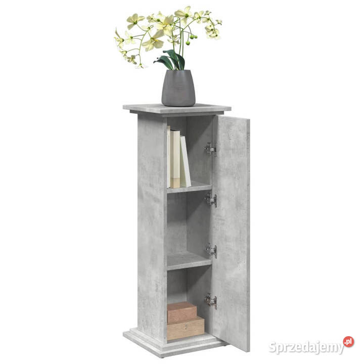 Piedestał ze schowkiem szary beton 31x30x90 sprzedam