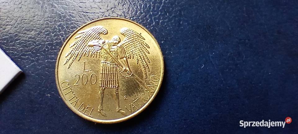 Stare monety 200 lir 1986 Watykan Lesko