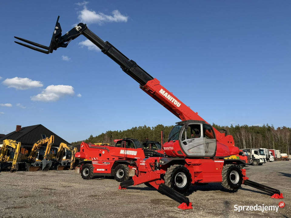 pozostałe Manitou MRT 2150 ROTO Ładowarka Koparko ładowarki Widełki
