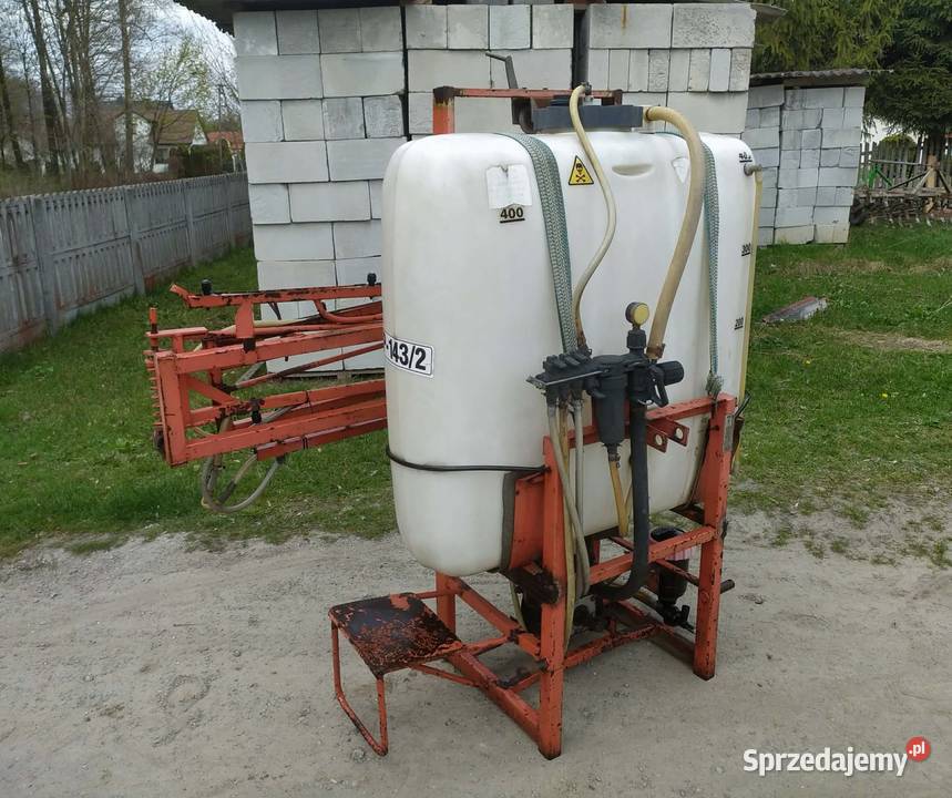 Opryskiwacz 400l 10m lance beczka cała kompletny nieuszkodzony małopolskie Szczucin