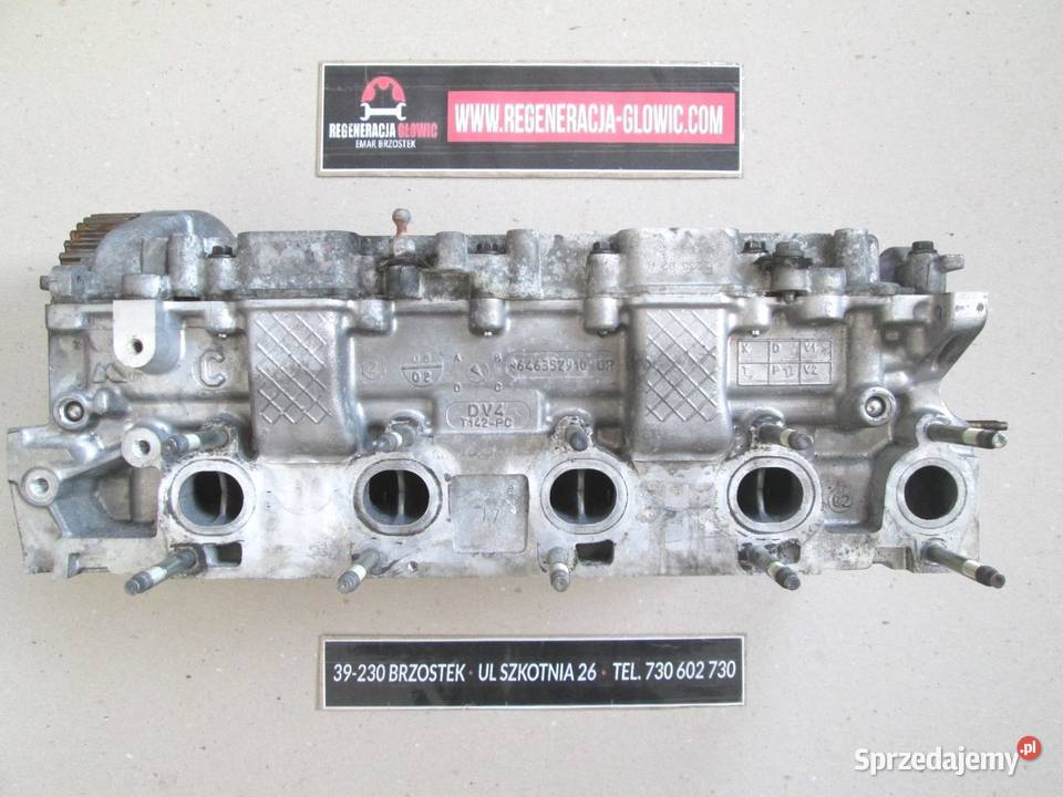 GŁOWICA 14 HDI TDCI 16V 9646352910 Citroen Brzostek