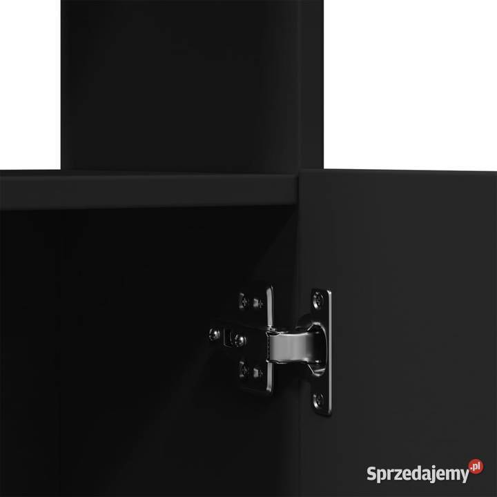 Wysoka szafka czarna 92x33x100 materiał mazowieckie Warszawa