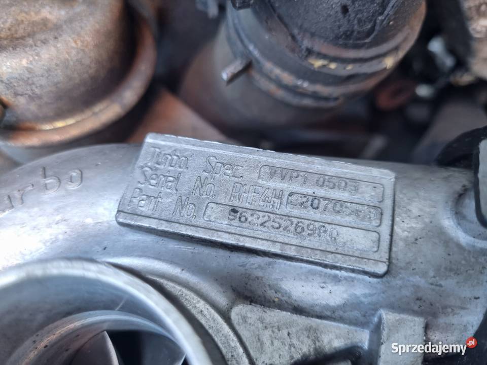 SILNIK KOMPLET Peugeot 307 20 HDI siemens RHY lubelskie Janów