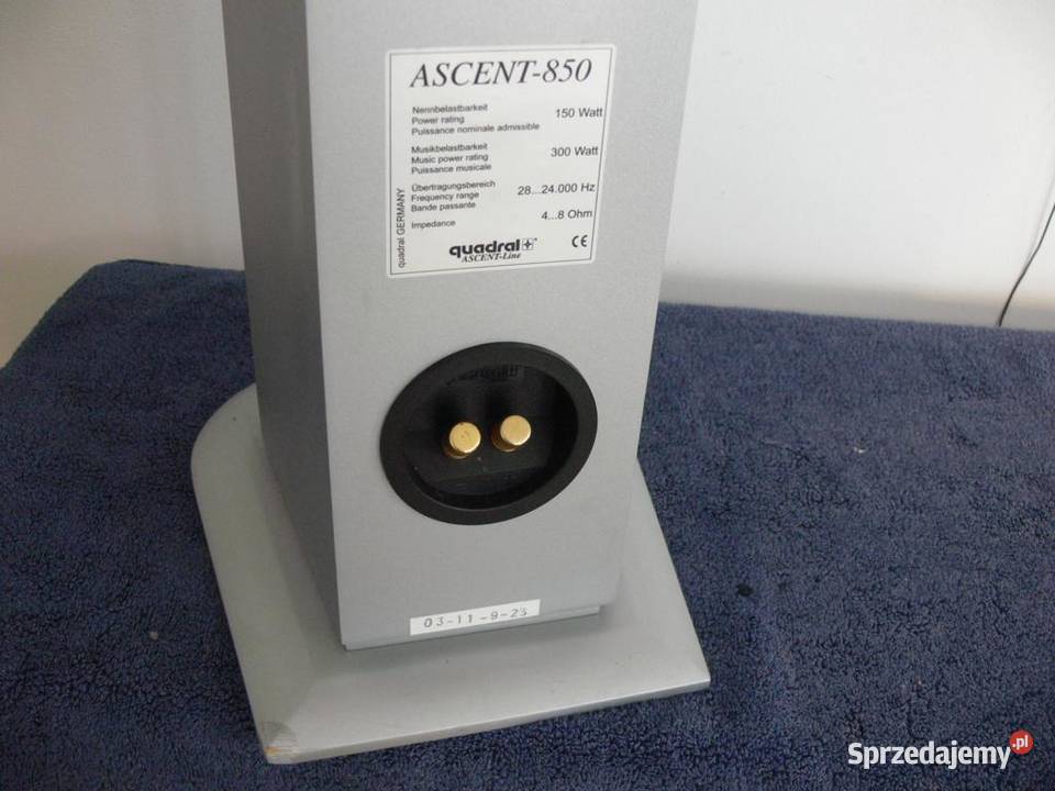 Kolumny Quadral Ascent 850 sprawne 300 wat Jasło