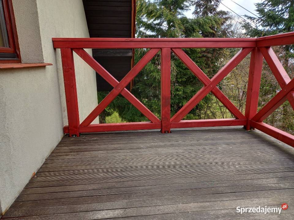 Balustrady drewniane zewnetrzne