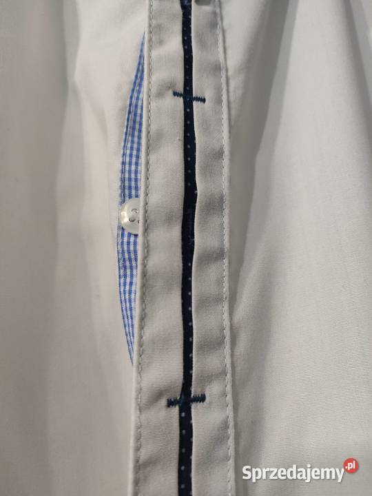 Biała koszula męska rozmiar 4142 slim fit Kędzierzyn-Koźle