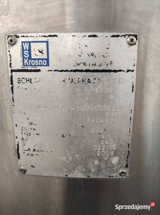 Schladzalnik mleka chłodnia 1000l 2005r WSK Pozostałe Radoszyce