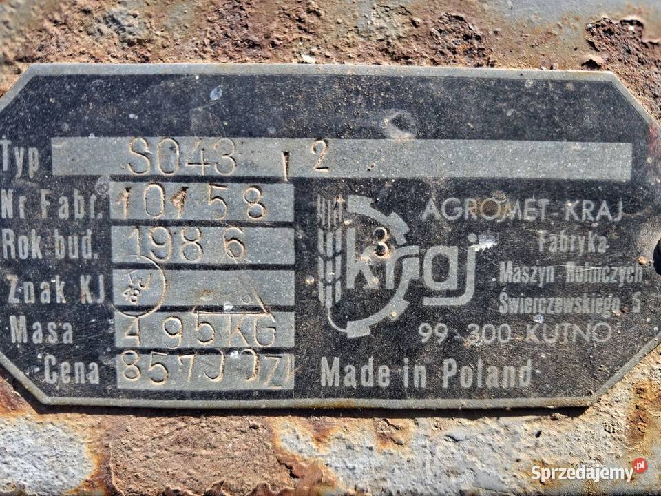 Sprzedam siewnik poznaniak Polkajmy