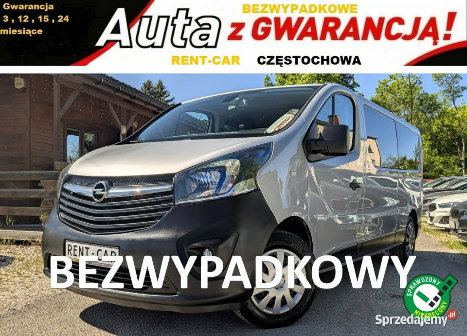 Opel Vivaro BUS 8Osób 16D125OPŁACONYBezwypadkowy diesel śląskie Częstochowa sprzedam