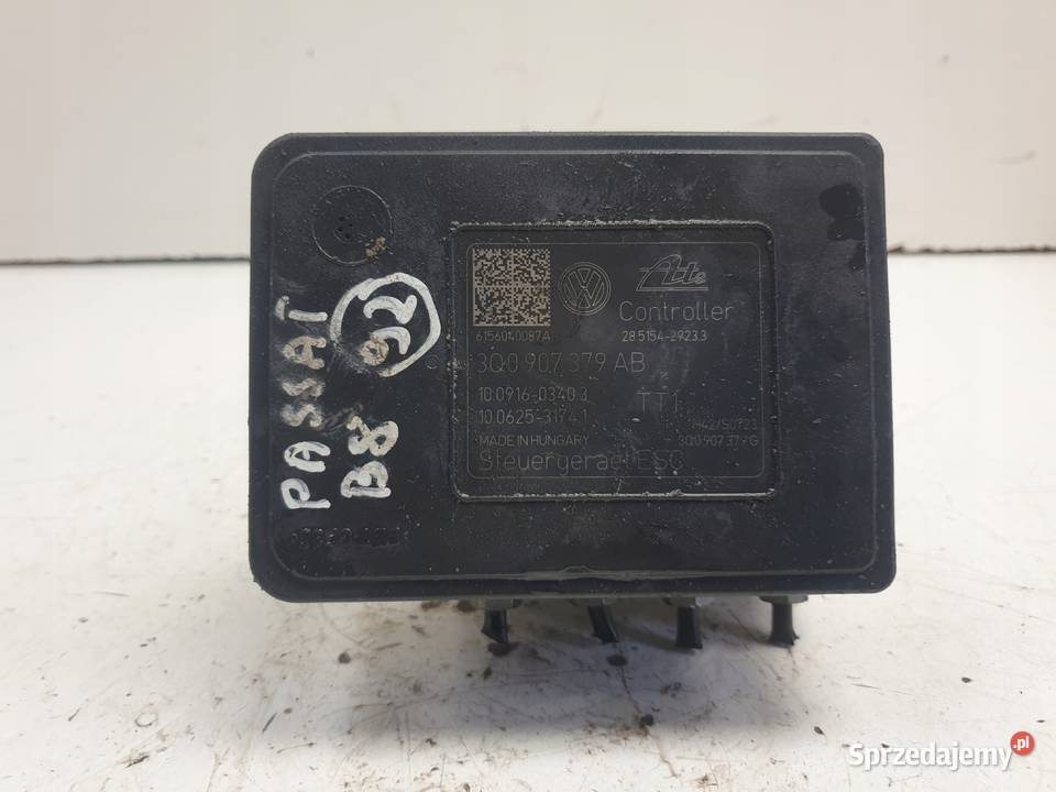 VW Passat B8 POMPA ABS Sterownik 3Q0907379AB Układ ABS i ESP lubelskie Rudka