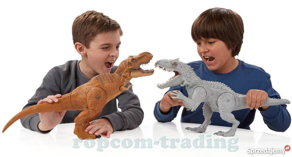 Duży Dinozaur TYRANOZAUR Interaktywny Dźwięk Mogilany