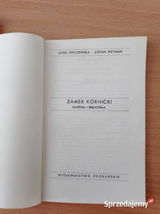 Książka ZAMEK KÓRNICKI Muzeum i Biblioteka sztuka i architektura Jelonek