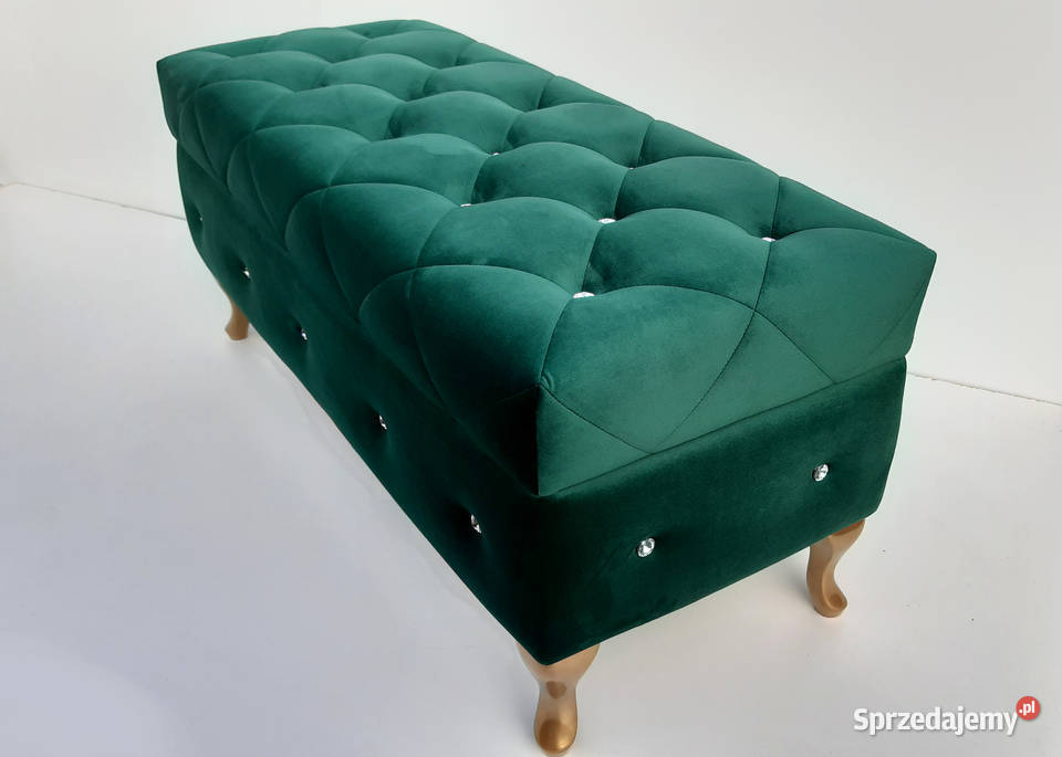 Pufa Ławka SWAROVSKI PIKOWANA CARO Poznań