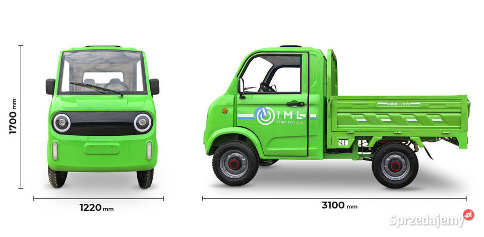 Nowy Pojazd elektryczny Cargo Dostawczy 3000W automatyczna Złocieniec
