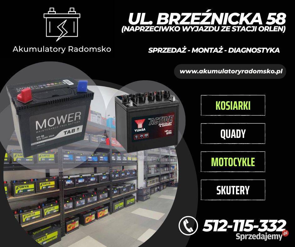 Akumulator ENRG 52Ah 470A P Radomsko Brzeźnicka