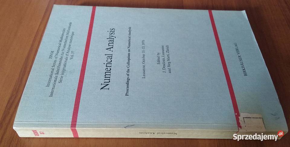 Numerical analysis proceedings of the Colloquium Książki naukowe i popularnonaukowe Gdańsk