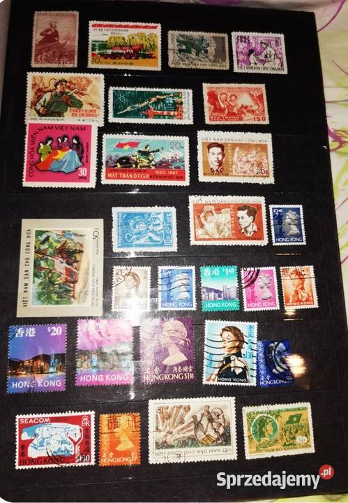 Znaczki Azjatyckie lubelskie sprzedam
