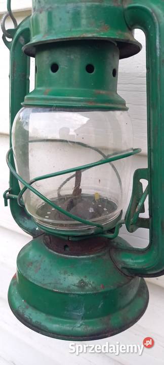 Lampa naftowa olejowa zielona Pozostałe mazowieckie Małkinia Górna