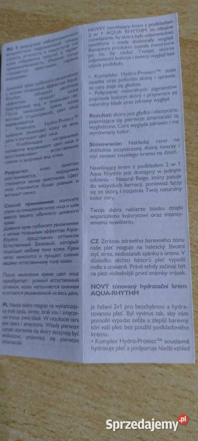 Podkład nawilżający z kremem 2 w 1 Natural Beige lubelskie Lublin
