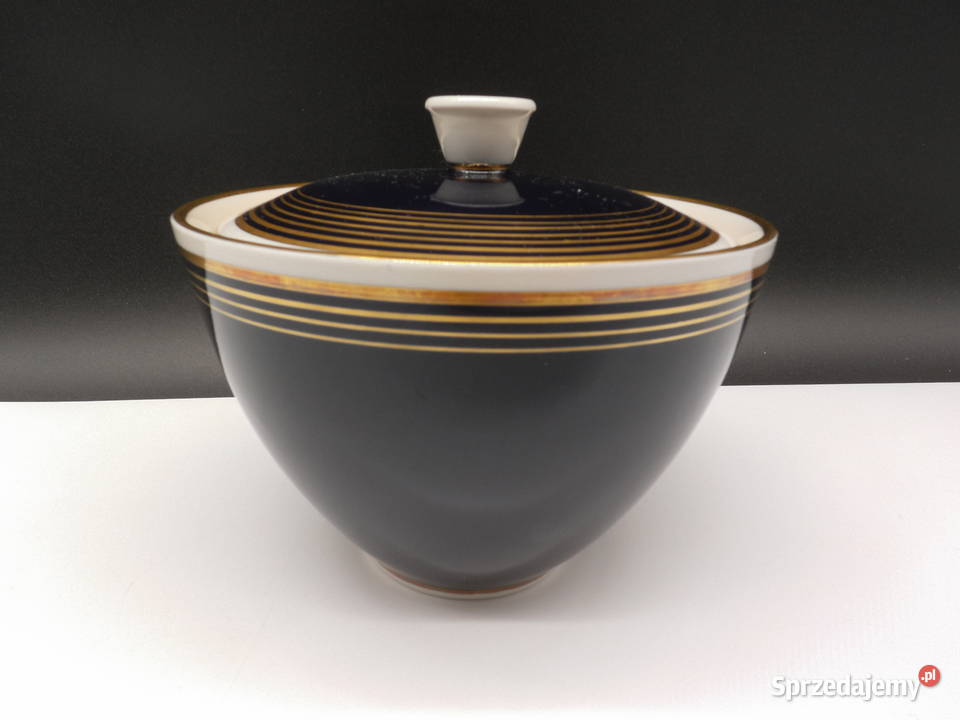 Vintage Weimar Echt Kobalt CUKIERNICA złote wielkopolskie sprzedam