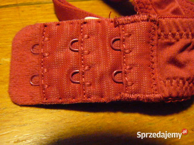 Biustonosz 75B bordowy 75cm podkarpackie Rzeszów