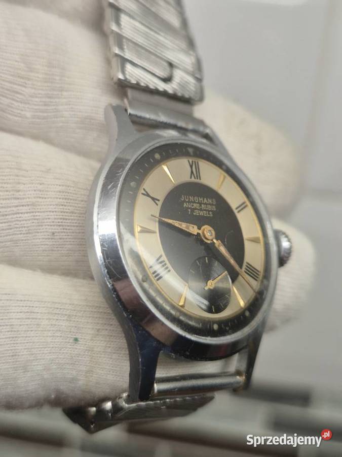 Zegarek mechaniczny JUNGHANS piękna tarcza