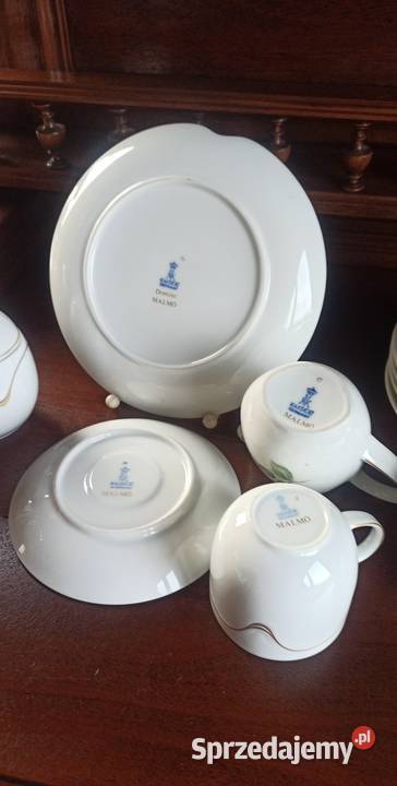 Serwis kawowy Kaiser Biała porcelana fantazyjny Porcelana i szkło Gdańsk
