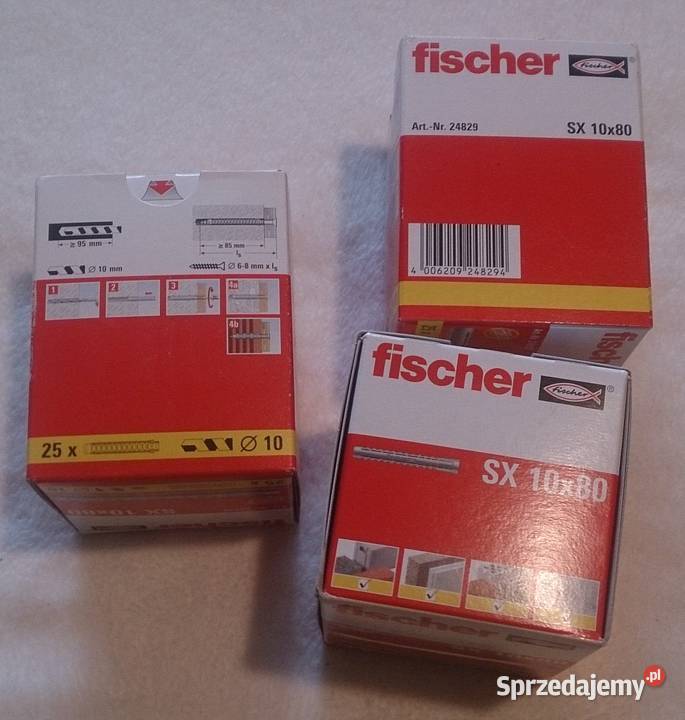 Kołek rozporowy Fisher SX 10x80 na sztuki Rogoźnik sprzedam