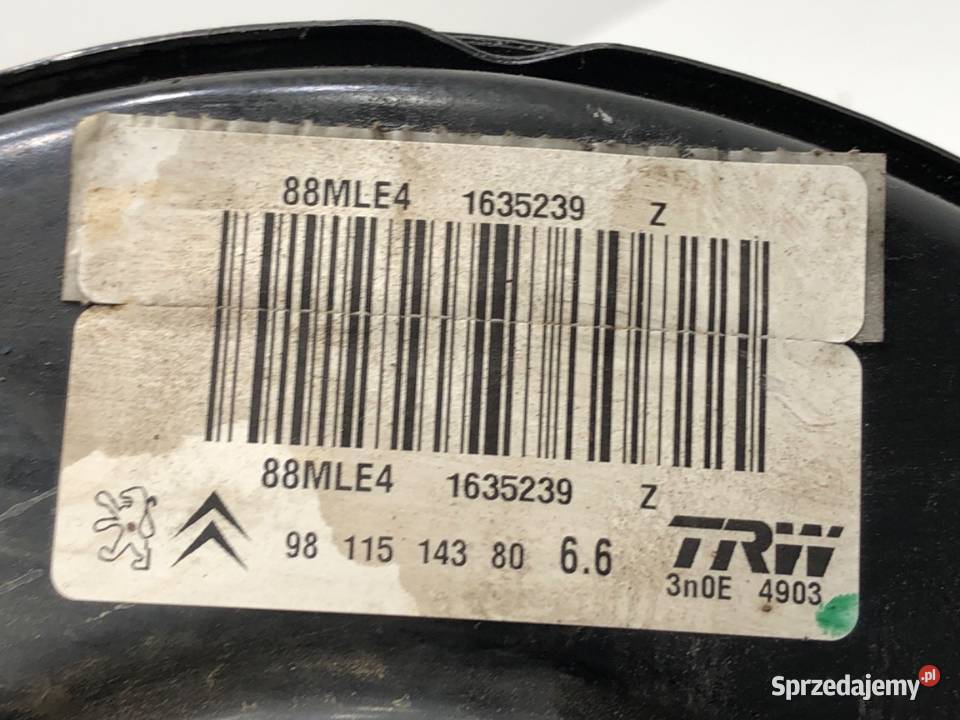 SERWO HAMULCOWE CITROEN C3 III 9811514380 osobowe